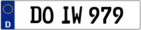 Truck License Plate